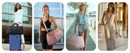 Travel Duffel Garment Bag, 45L Carry On made of Water-resistant Fabric