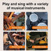 Rechargeable 15W dual channel acoustic guitar amplifier with Bluetooth speaker