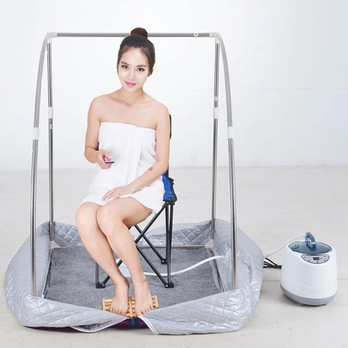 Portable Steam Sauna Tent 1000W with Remote