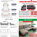 Anti-slip feature prevents slips and wrinkles, ideal for fall and winter use