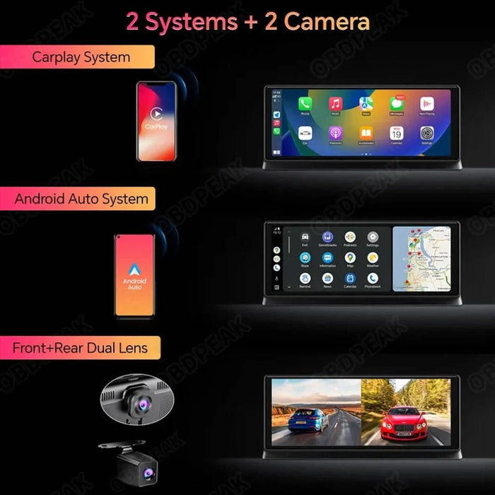 Wireless CarPlay and Android Auto integration for seamless operation