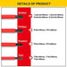Durable Chrome Vanadium Steel construction for long-lasting use