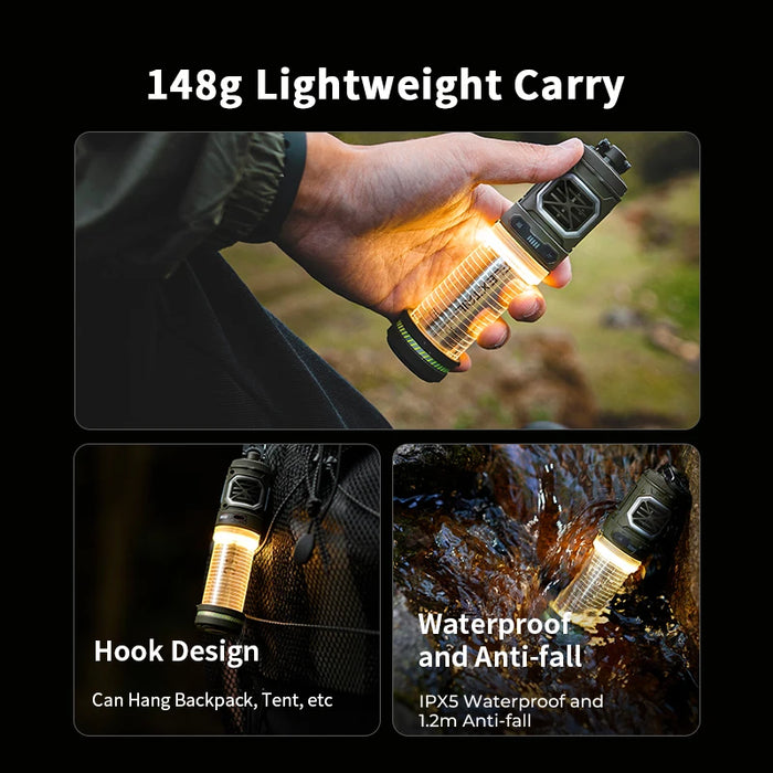 Outdoor Mosquito Repellent Light USB Rechargeable