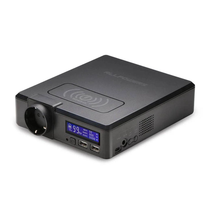 Outdoor power bank with temperature control and safety protection features for reliable use of electronic devices