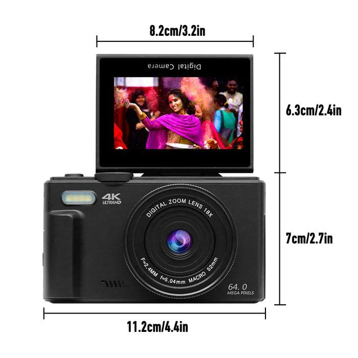 18X digital zoom for precision detail capture