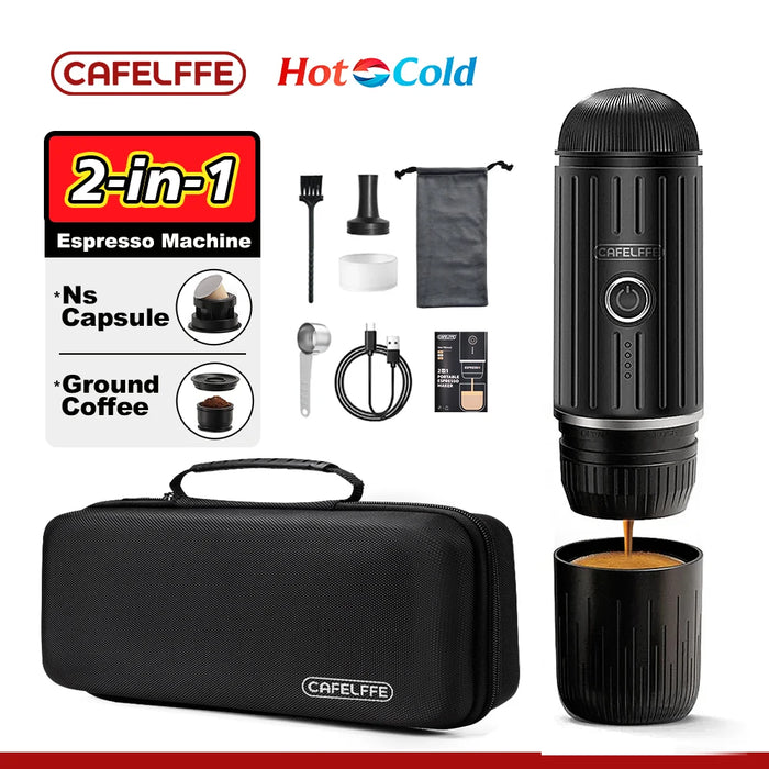 Electric Espresso Machine for Outdoors & Travel