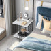Square coffee table with luxury design and high-end sintered stone material