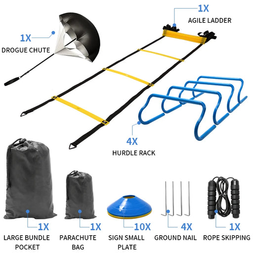 Durable and lightweight running chute provides progressive resistance for athletes