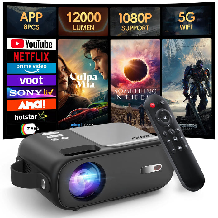 Mini Android Projector with Bluetooth and 12000 Lumens