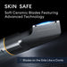 Ergonomic design for hard-to-reach areas like the back, groin, and underarms