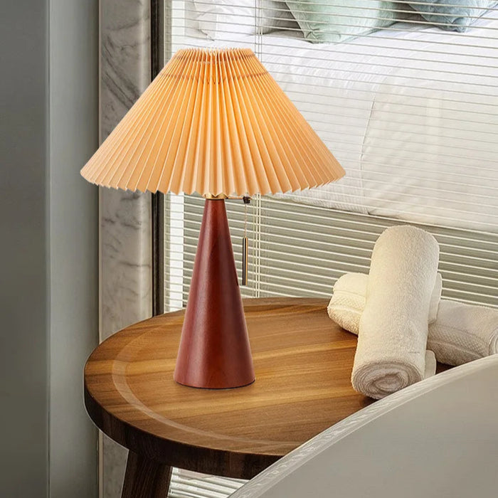 Decorative Wooden Desk Lamp for Bedroom or Study