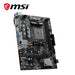 Motherboard with expansion slots for graphics and additional cards, M2 Gen3 x4 slot, and 4x SATA 6Gbps ports