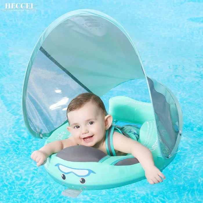 Baby Swimming Float Ring for Infants and Toddlers in Green