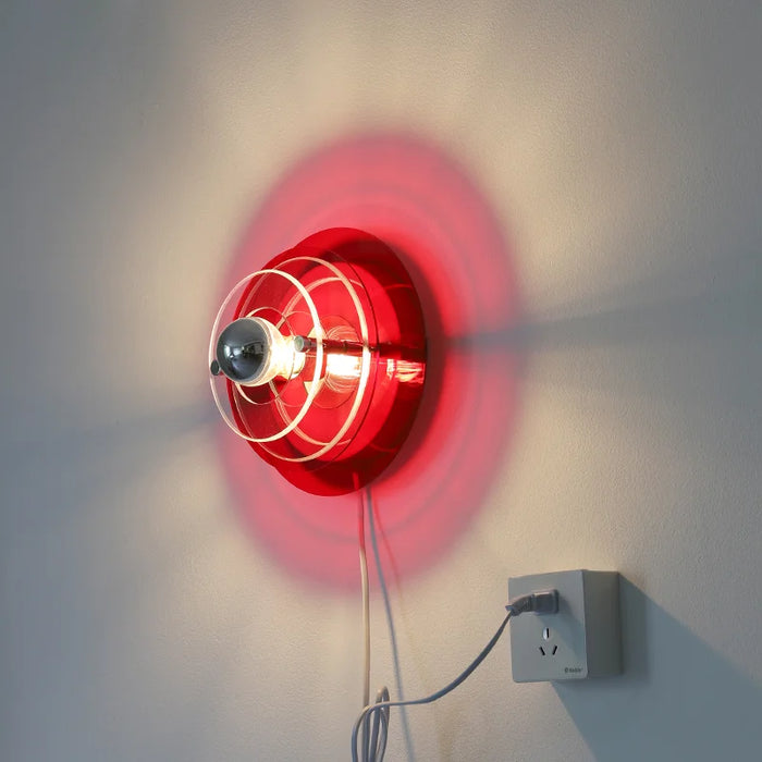 Red Decorative Wall Lamp for Stylish Room Atmosphere