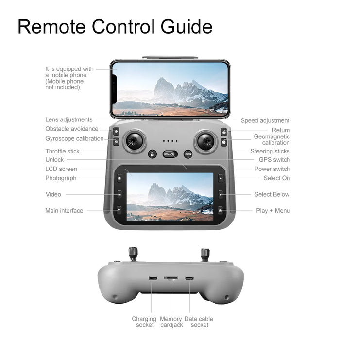 8K Professional GPS Drone with 5G WiFi & Obstacle Avoidance