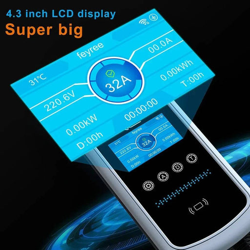 EV Charger Wallbox with Smart APP Control and Safety Features