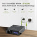Power bank for outdoor adventures and emergencies, with advanced battery management system for worry-free use