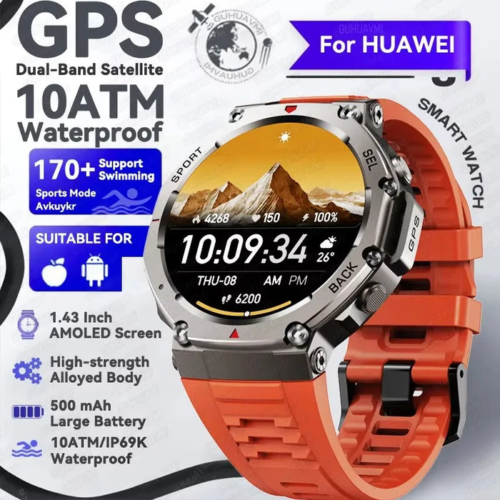 T-Rex 3 GPS Smartwatch with AMOLED & Waterproof Design