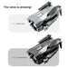 Grey 8K Dual Camera GPS Drone with Brushless Motor and 40min Flight Time