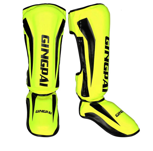 Muay Thai Leg Guard in Green Large Size for Shin Protection