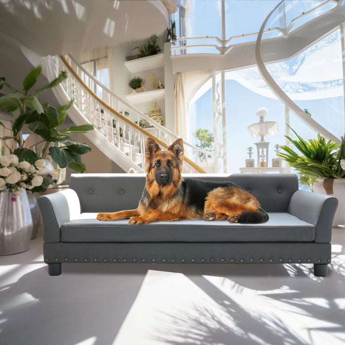 Spacious and supportive resting spot for large and extra-large dogs