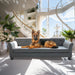 Spacious and supportive resting spot for large and extra-large dogs