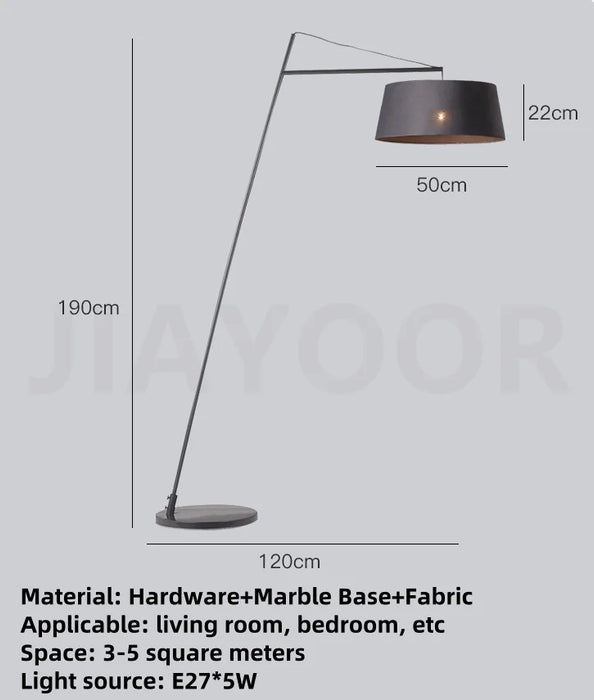 Standing Floor Lamp for Bedroom or Living Room Lighting