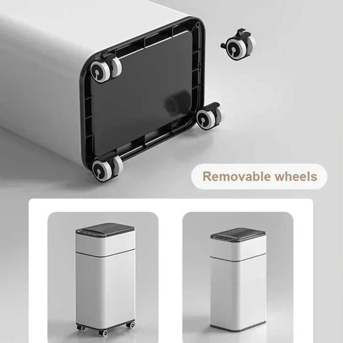 15L Automatic Kitchen Waste Bin with Motion Sensor Lid