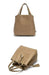 Secure hasp closure and durable polyester lining for daily essentials