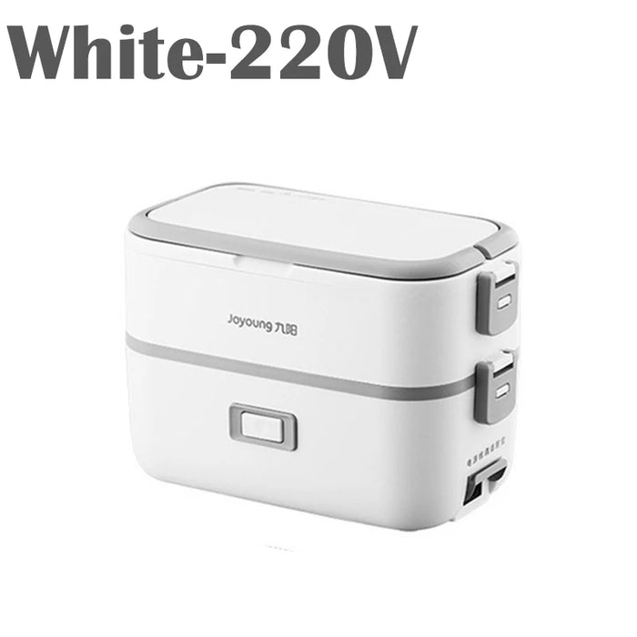Portable Electric Lunch Box 1L Heated Steaming Cooking Insulated for On-the-Go Meals