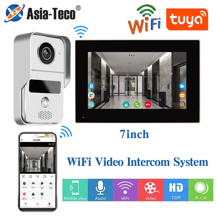 10" Smart Video Doorbell Intercom with RFID Access