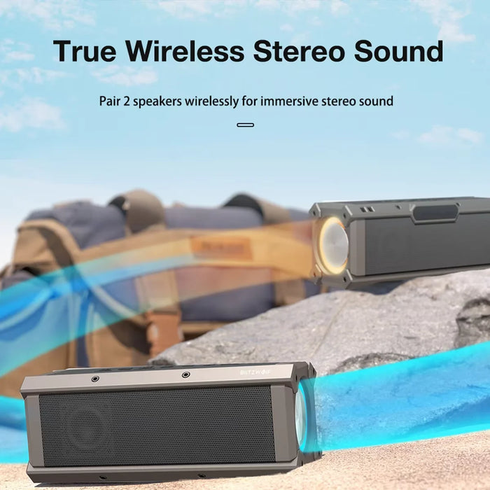 Waterproof Wireless Speaker 30W with TWS and EQ Modes