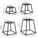 Non-slip surface Plyometric Jump Boxes for safe and stable workouts
