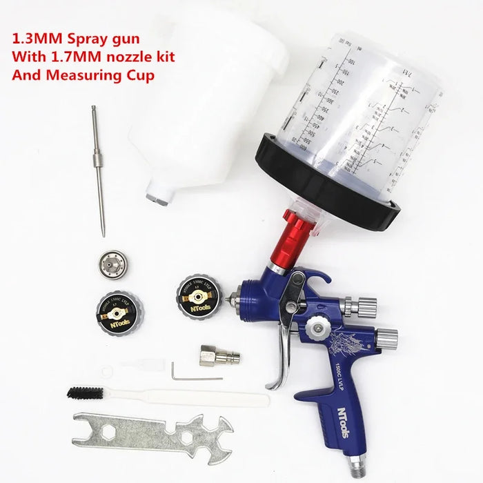 600 ml Quick-Connect Paint Cup for easy mixing and cleaning