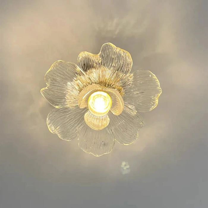 Stylish Clear Glass Light Fixture for Stairs & Entryways