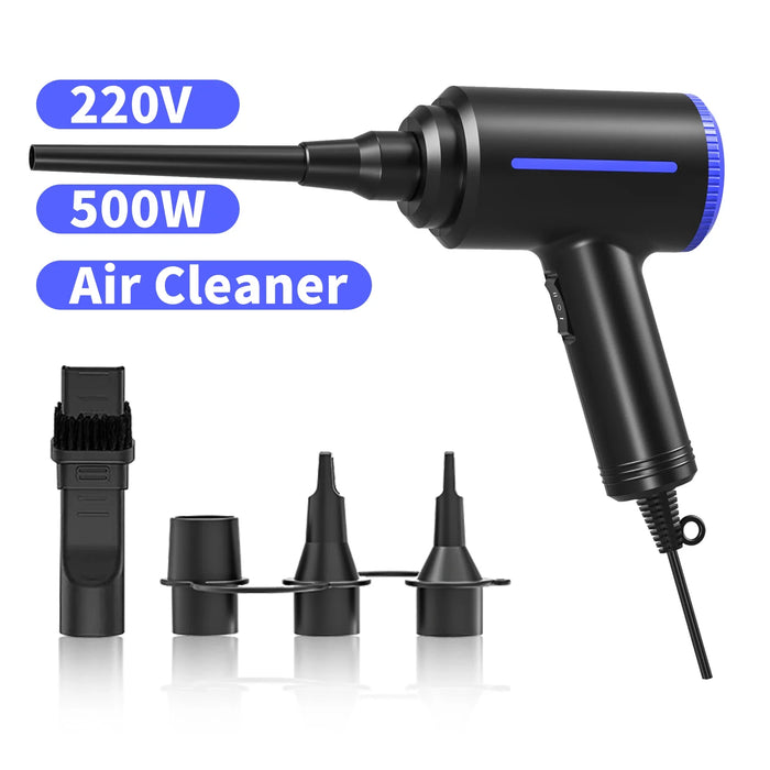 Multi-Functional 500W Electric Air Duster & Blower for Home and Professional Use
