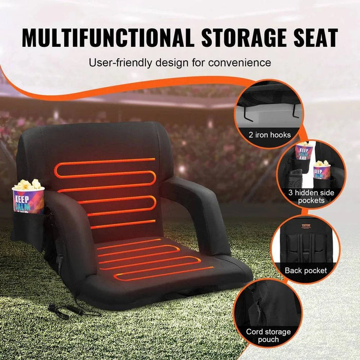 Folds easily for storage and includes carrying options