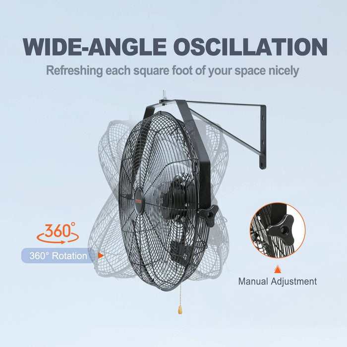 High Velocity 45 cm Diameter Fan for Large Spaces