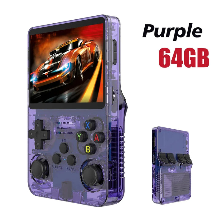 Compact and lightweight handheld gaming console for on-the-go entertainment