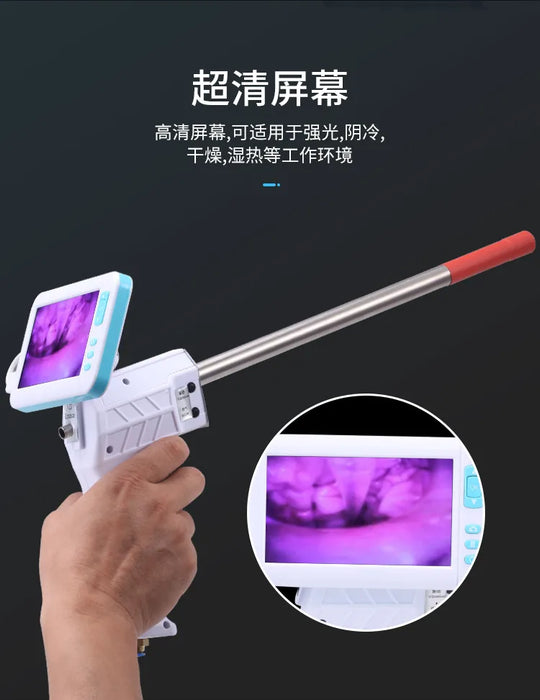 Portable Veterinary Sperm Gun with Hard Wire Camera For Cow
