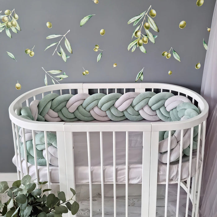 400cm Baby Bed Bumper for Crib Safety & Decoration