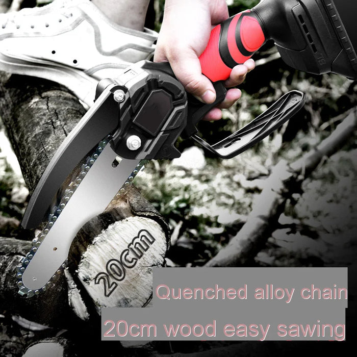 Rechargeable 24V Mini Chainsaw for Outdoor Cutting