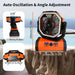 Dual-use fan and LED light for ventilation and illumination during outdoor adventures