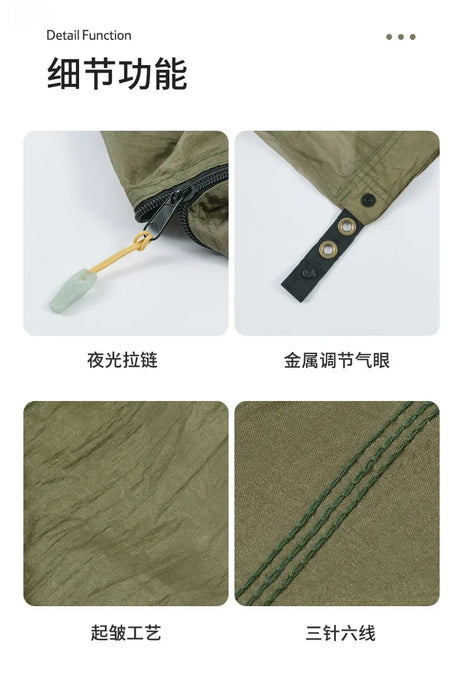 Outdoor Double-Layer Hammock Anti-Mosquito Lightweight Design