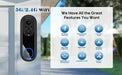 Advanced wireless video doorbell for high-level security and easy app integration