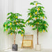 Beautiful 80cm Artificial Lemon Tree Branch with Lifelike Green Leaves and Vibrant Yellow Lemons