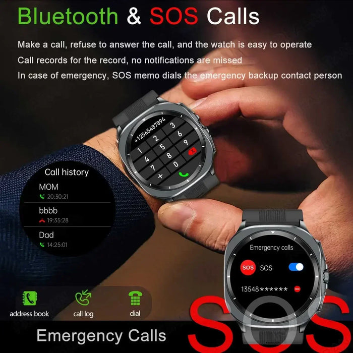 1.43" AMOLED Smart Watch with Call and BP Monitor