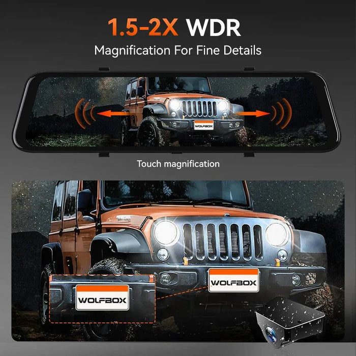 30 cm IPS screen with 16:9 aspect ratio for clear viewing