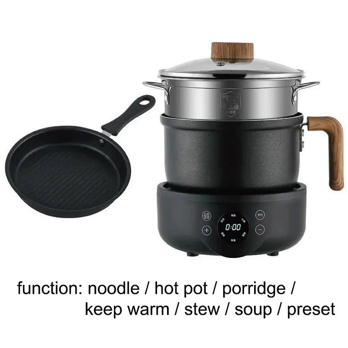 1.8L Multi-Function Electric Cooker with Timer & Steaming