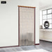 Two 100% handwoven rustic bohemian curtains for room dividers